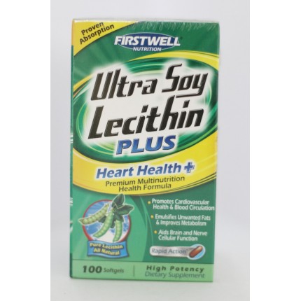Firstwell 大豆卵磷脂 100粒 Ultra Soy Lecithin